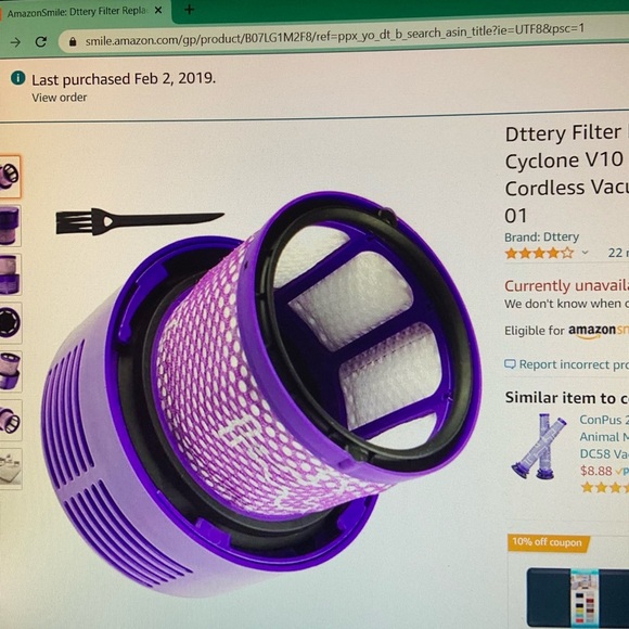 Dttery Washable Big Filter Unit (2 filters) - Picture 6 of 7